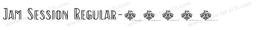 Jam Session Regular字体转换